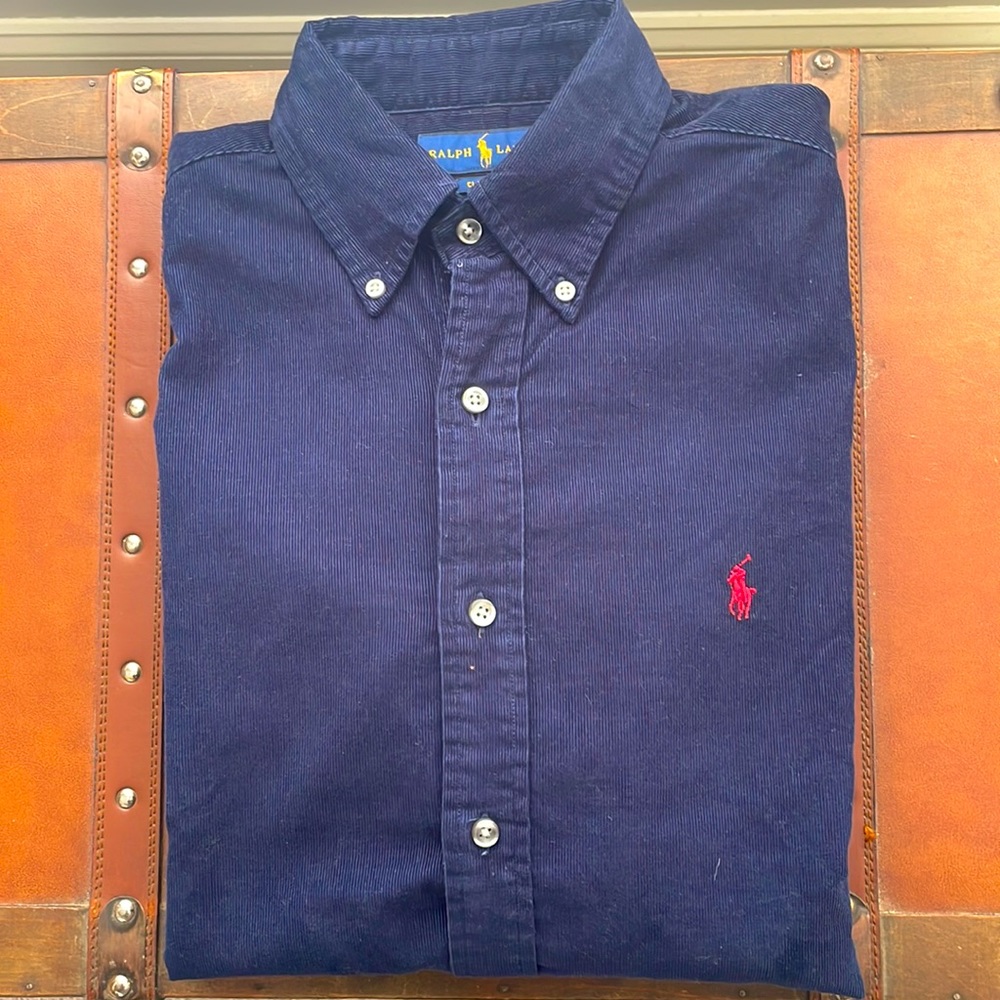 $145 RL polo navy corduroy button down